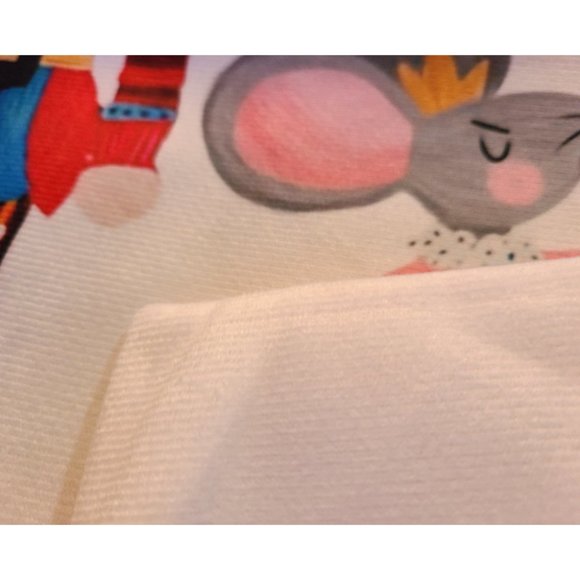 Nutcracker Christmas Pillow Cover Soft Decorative Case Accent Pink Holiday Decor - Picture 9 of 10